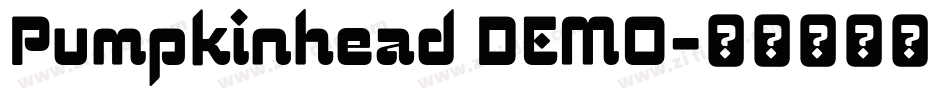 Pumpkinhead DEMO字体转换